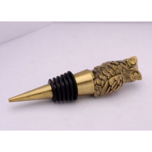 Custom Metal Antique Gold Wine Bottle Stopper (GZHY-BS-008)